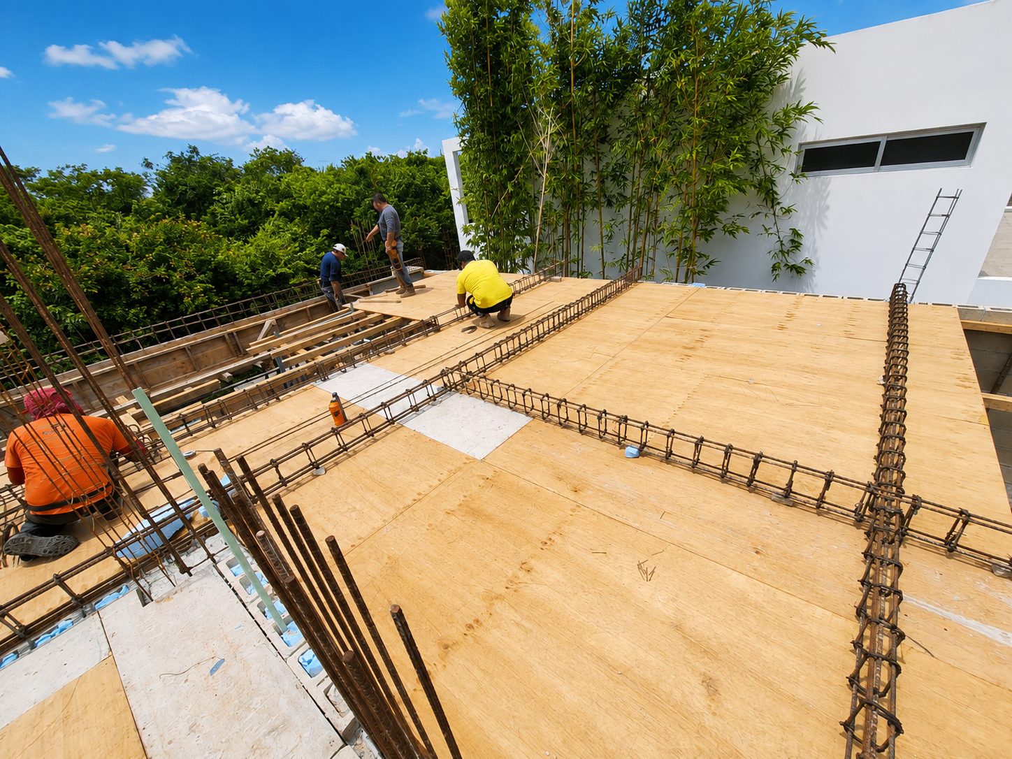 Avance de obra Casa Aria — Estructura